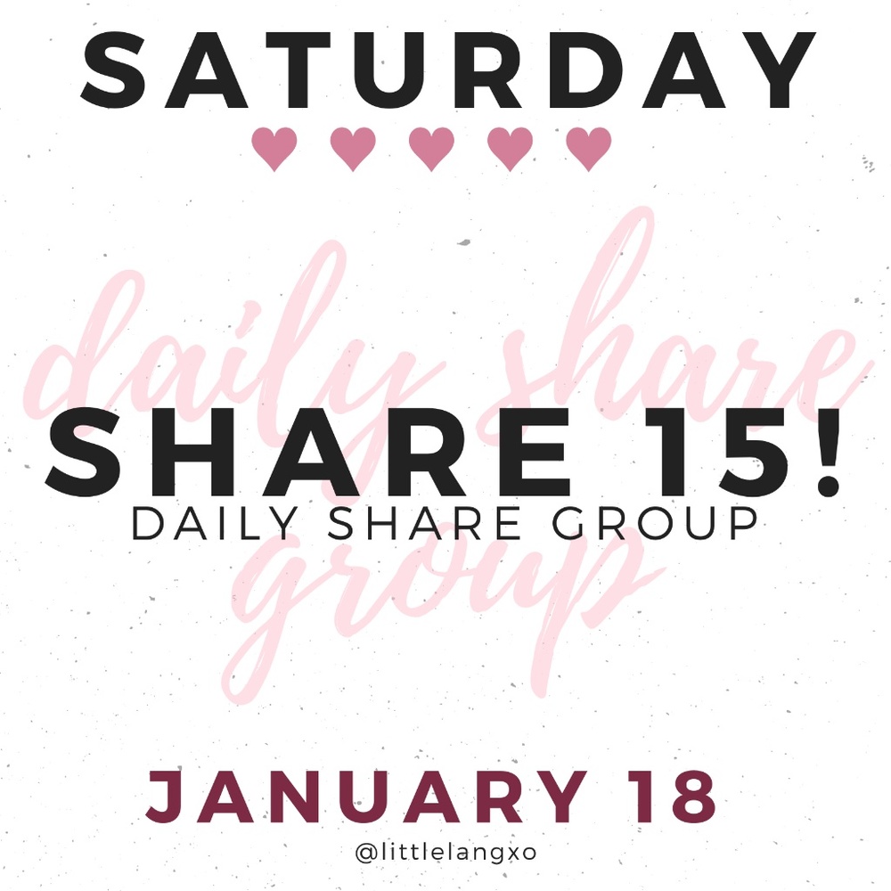 ♥ CLOSED ♥ SAT JAN 18 ♥ SHARE GROUP ♥ - Picture 2 of 5